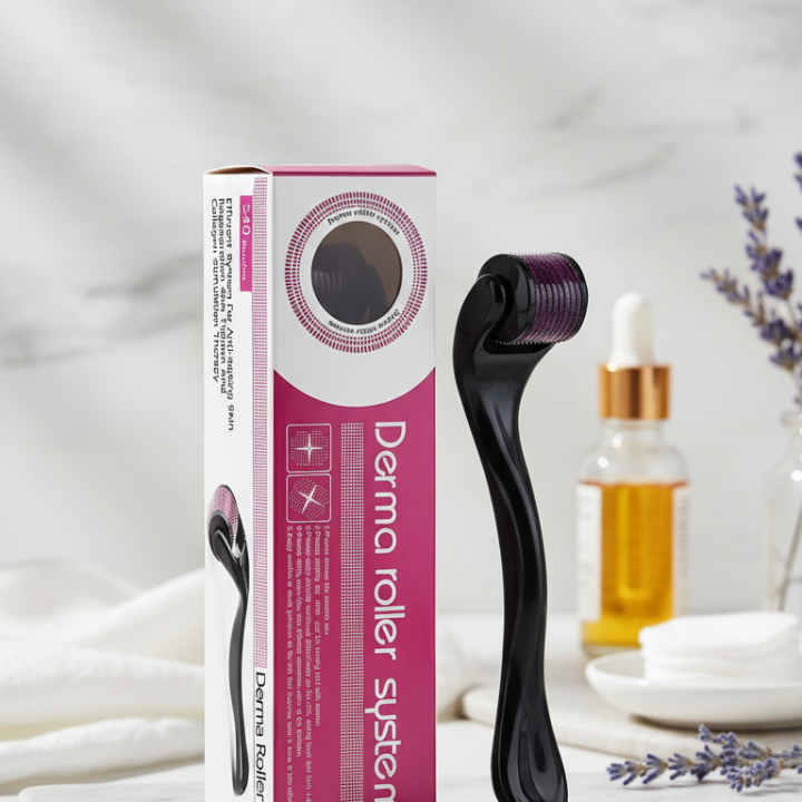 540 Derma Roller Titanium Micro Needle Roller 0.25mm Needles For Skin Care Professional Hair Growth Beard Growth dermaroller